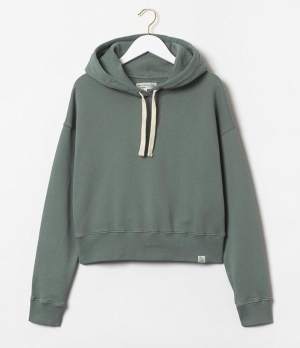 CROPPED HOODIE 41 LIGHT ARMY
