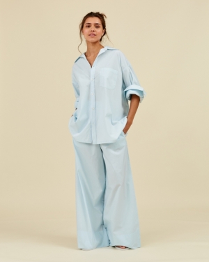 SHIRT UNI SOFT BLUE 458