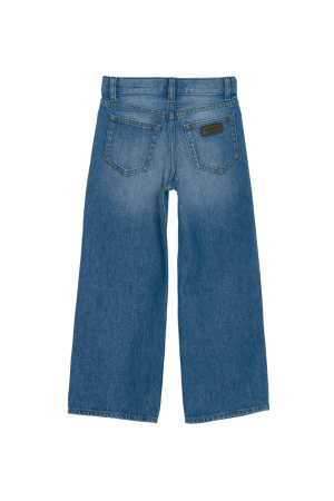 WIDE LOOSE FIT JEANS DIRTY BLUE