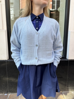 KNITTED CARDIGAN 57 SKY