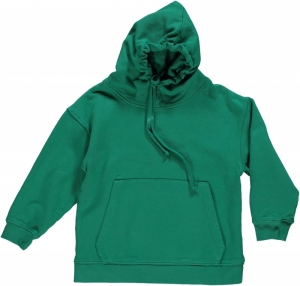 KNITTED HOODIE 100 GREEN