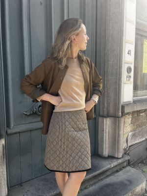 CAMICIA DONNA  TABACCO