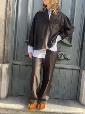 CAMICIA  MARRONE
