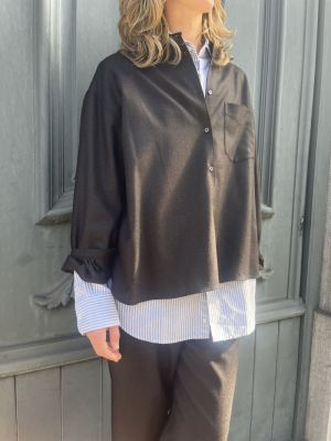 CAMICIA  MARRONE