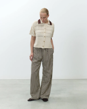 PALAZZO TROUSERS CHOCO