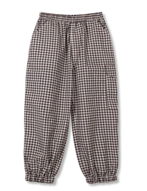 WK21W46  BLACK GINGHAM